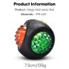 TPR LED-es úszólabda Strong játék kutyáknak-7,5cm