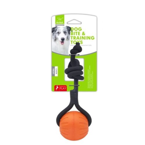 Nunbell zsinóros labda kutyáknak-nagy - Narancs