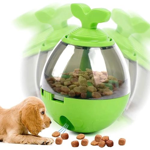 Tojás alakú jutalomfalat adagoló játék - Zöld