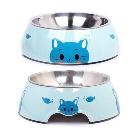   Kisállat mintás kivehető tál-nagy ,(Melamin anyagú) - cicás minta