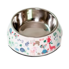   Kisállat mintás kivehető tál-nagy ,(Melamin anyagú) - állatos minta