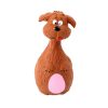Sikoltozó latex játék kutyák részére –Bowling alakú figura