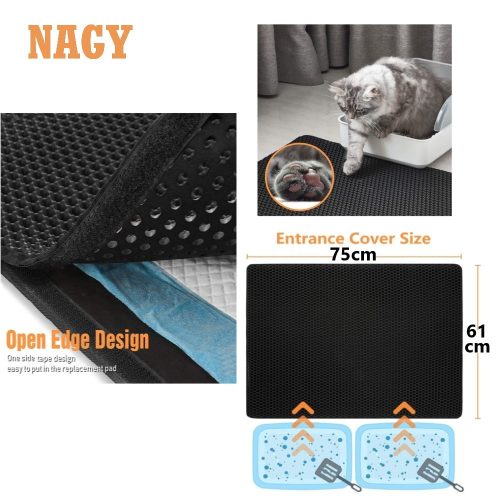 EVA macskaalom gyűjtő szőnyeg-LitterMat - Nagy