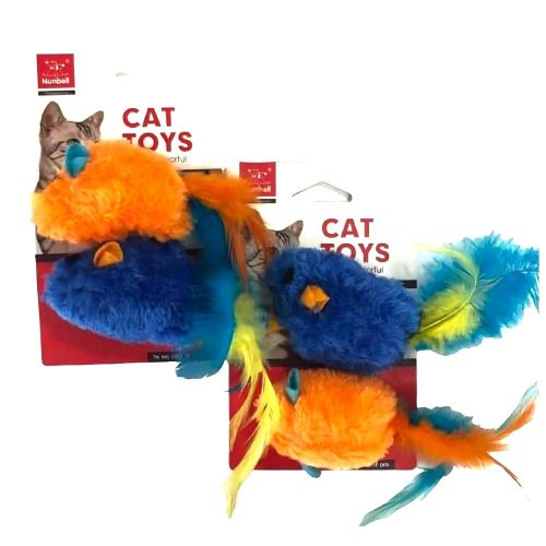 Nunbell szőrmés egér cicáknak-2db