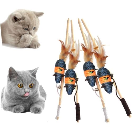 Macska játszó bot -Szizál egérrel