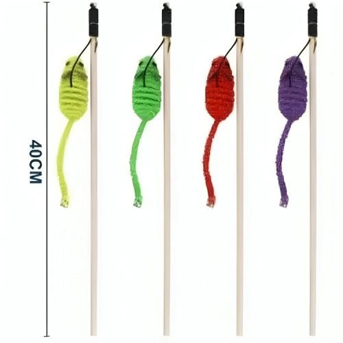 Macska játszó bot -Csillogó egérrel