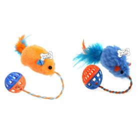 Nunbell cica csörgő labda plüss húzóegérrel