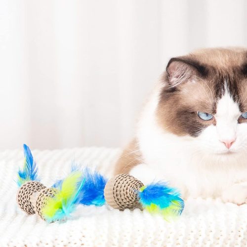 Tollas karton játék macskáknak - henger