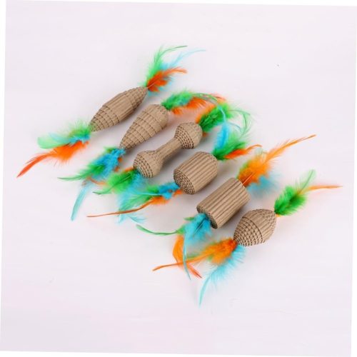 Tollas karton játék macskáknak - tojás alak