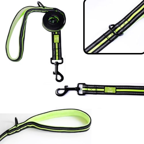 Nunbell oldalcsíkos neoprén kézipóráz-2,0cm - neonzöld