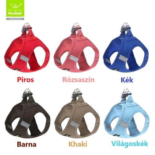 Kényelmes, légáteresztő kutyahám többszínben-XXS