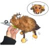 Élethű plüss játék kutyáknak- Arrogáns Bika