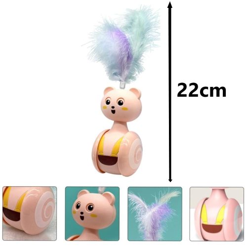 Nunbell automata mozgásos játék macskáknak tollal