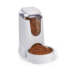 Kisállat automata etető rozsdamentes acél tállal -3,8L