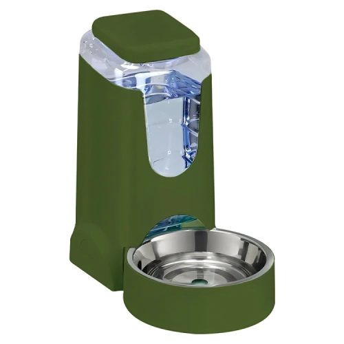 Kisállat automata itató rozsdamentes acél tállal-3,8L