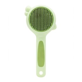 Kényelmi kisállat szőrtelenítő kefe - Zöld