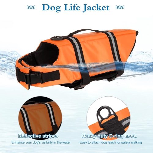Prémium kisállat mentő& úszómellény -Narancs - S