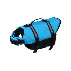 Prémium kisállat mentő& úszómellény -Sima kék - S