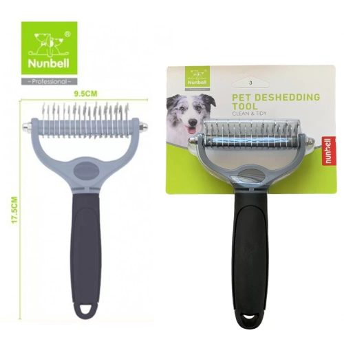 Nunbell Szőrbontó Kefe, Nagy Trimmelő Kisállatoknak
