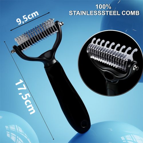  Nunbell Szőrbontó Kefe, Nagy Trimmelő Kisállatoknak