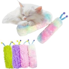 Plüss hernyó ölelő párna macskáknak - 30cm