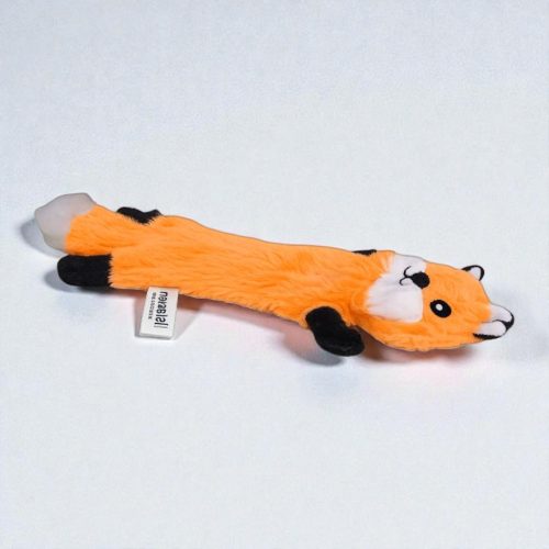 Zörgő és csipogó plüss kutyajáték – róka