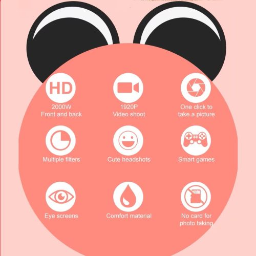 HD Fényképező kamera gyerekeknek -Dupla kamerás