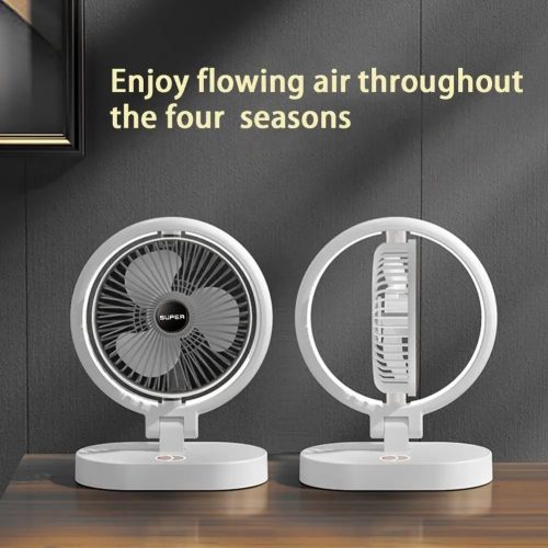 Forgatható vezeték nélküli asztali ventilátor - 3 sebességfokozat