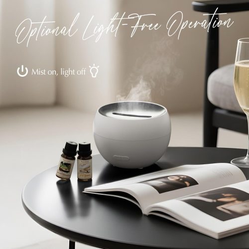 Modern láng hatású ultrahangos aroma diffúzor éjszakai fénnyel - 150ml