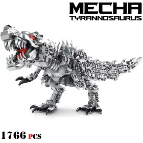 Mechanikus T-Rex dinoszaurusz építőkocka - 1766db