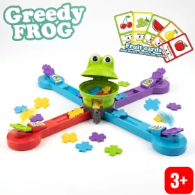 Greedy Frog ügyességi társasjáték - Falánk béka