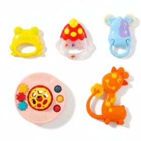 5 db-os zörgős játékkészlet babáknak