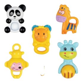 5 db-os baba csörgő játékszett