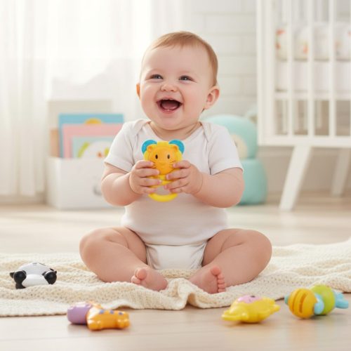 5 db-os baba csörgő játékszett