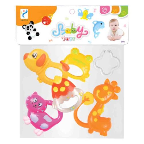 5 db-os baba csörgő játékszett