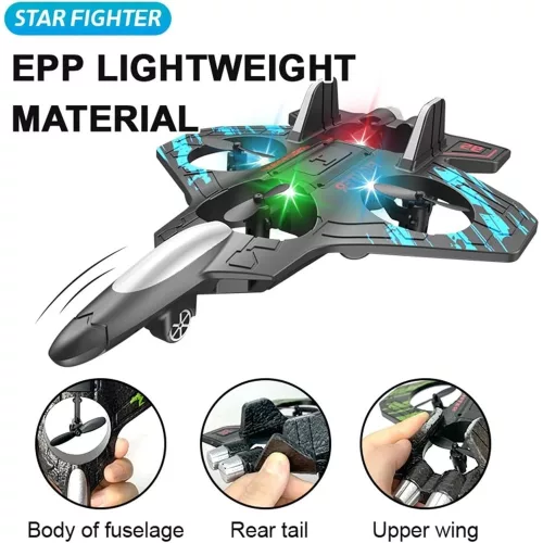 Star Fighter távirányítós űrhajó játék LED világítással