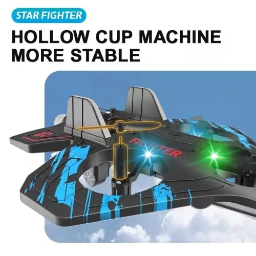 Star Fighter távirányítós űrhajó játék LED világítással