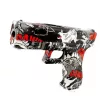 Graffiti mintás vízgyöngy-lövő játékpisztoly, Glock stílus - 20 cm