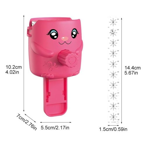 Shining Diamond – Hajékszer díszítő készlet kislányoknak,240db