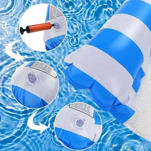 Felfújható vízi függőágy, hálómatrac -130x70cm