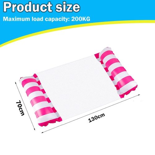 Felfújható vízi függőágy, hálómatrac -130x70cm