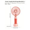 Hordozható mini kézi,asztali ventilátor telefontartóval