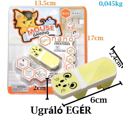 Mikro robotikus futó cica játék - Egér