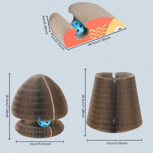 Magic organ macska kaparó játék -halacska