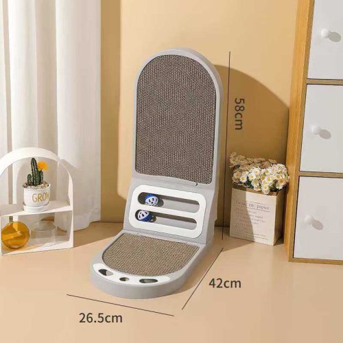 L-alakú macska kaparó játék deszka