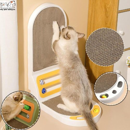 L-alakú macska kaparó játék deszka