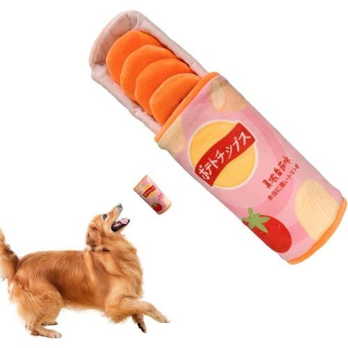Jutifalattartó plüss játék kisállatoknak-Chips - Rózsaszín