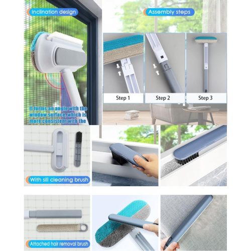 Multifunkcionális ablaktörlő szőrfelszedő funkcióval 