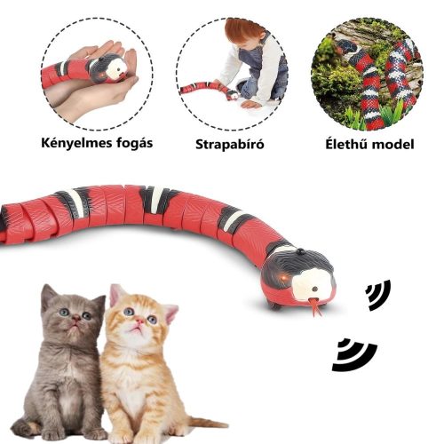 Kisállat interaktív elektromos játék kígyó,usb-s