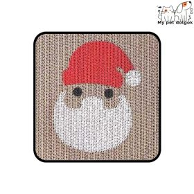   Falra ragasztható macska játék kaparó- Mikulás mintával